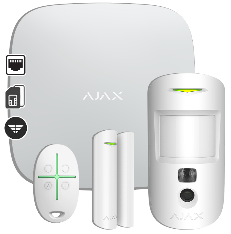 AJAX - STARTER KIT CAM WHITE