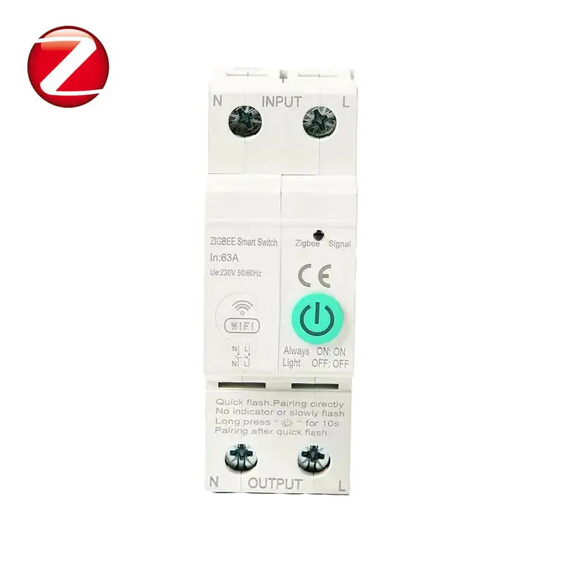 Smart Circuit breaker Zigbee Double Phase (2P)