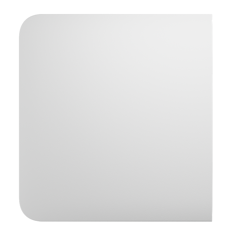 Ajax Side Button (1-Gang/2-Way) White