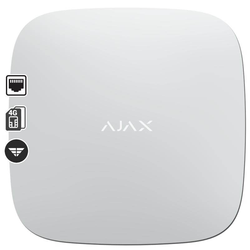 Ajax Hub 2 (4G) - White
