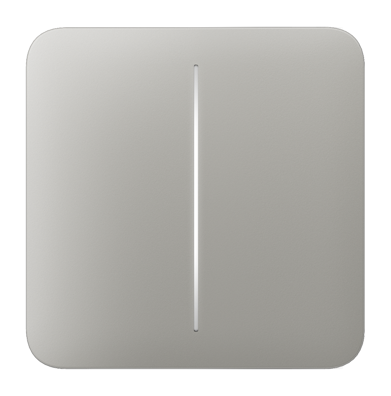 Ajax Solo Button (2-Gang) Oyster