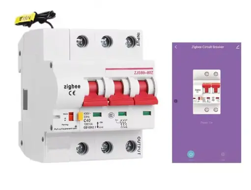 [ZCB-0024] Smart Circuit breaker Zigbee Three Phase  (3p)