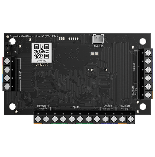 [PN15806] Ajax MULTITRANSMITTER IO (4X4) FIBRA Module