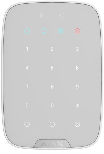 [PN12106] Ajax KeyPad Plus Wireless Touch Keyboard - White